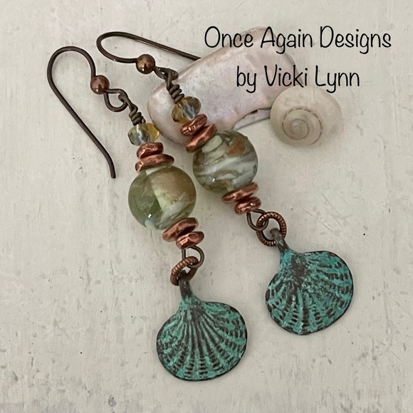 Artisan Jewelry - ARTISAN Earrings - “The Seashore” Dangles